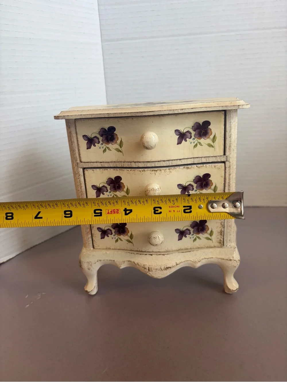 Italian Florentine Chest of Drawers - Dresser Jewelry Box